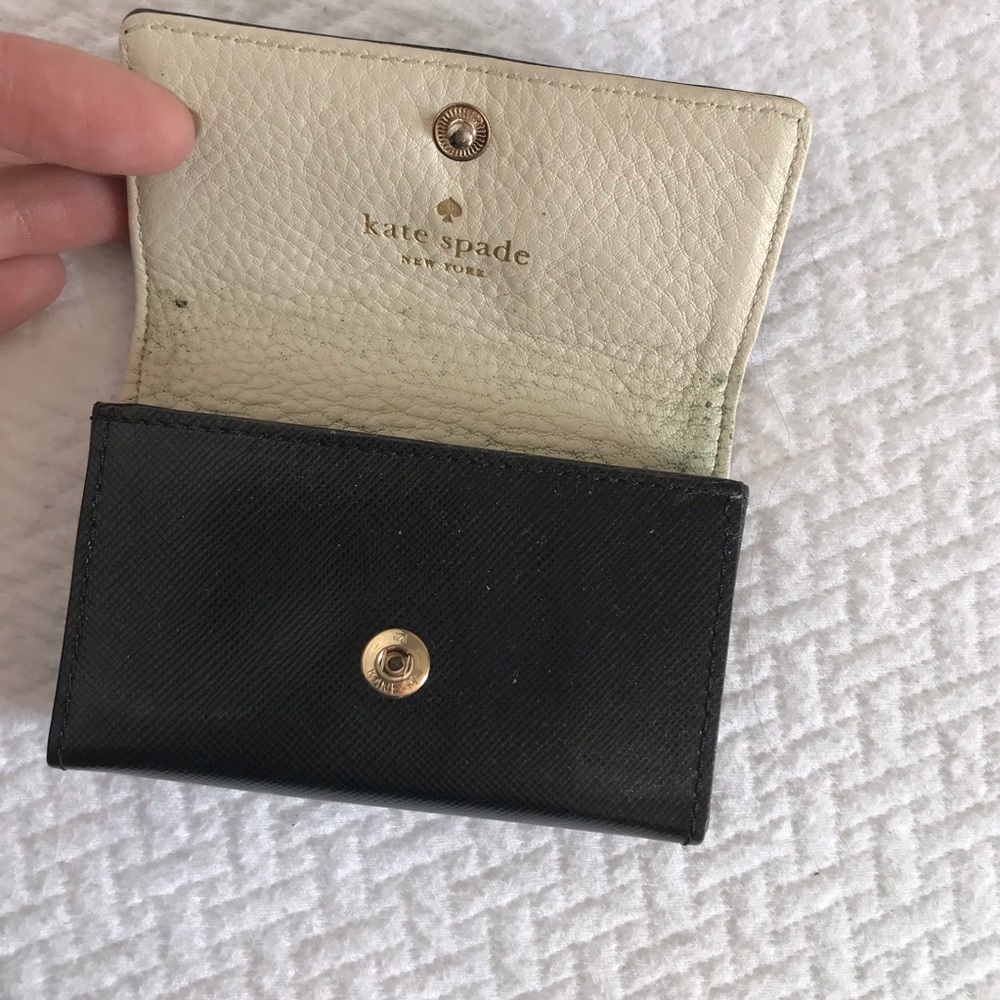 Kate spade leather business card holder/ wallet - Picture 3 of 5